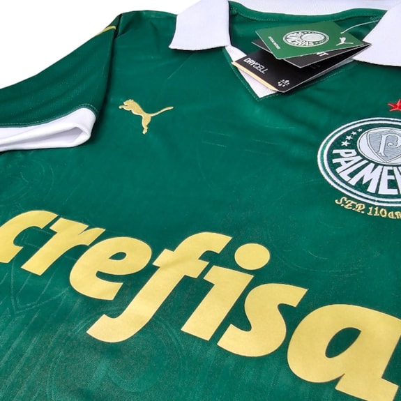 Camisa Palmeiras 2024/2025 Puma Uniforme 1 Torcedora - Feminina