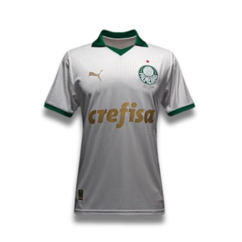 Camisa Palmeiras 2024 Torcedor Away Jersey Unif 2 Puma White - Masculino - Cód.:777262 01