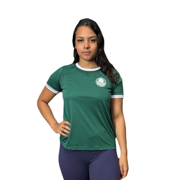 Camisa Palmeiras Baby Look 1914 II Verde - Feminina