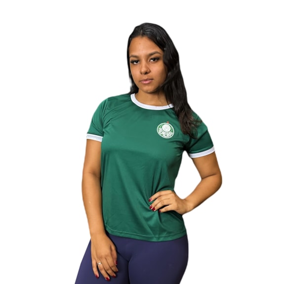Camisa Palmeiras Baby Look 1914 II Verde - Feminina