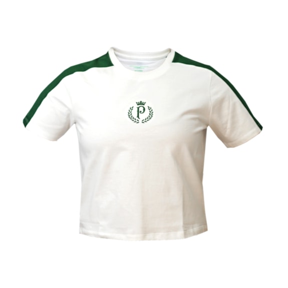 Camisa Palmeiras Cropped Herança - Feminino