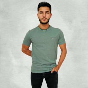 Camisa Palmeiras Piquet Palestra Bordado Verde - Masculino