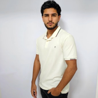 Camisa Palmeiras Polo Piquet 1914 Itália Off-White - Masculino