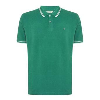 Camisa Palmeiras Polo Piquet Palestra 1914 Verde Escuro - Masculino