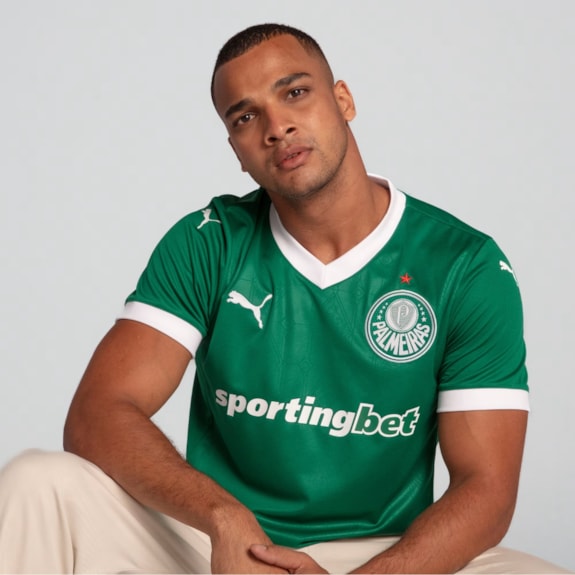 Camisa Palmeiras Puma 2025/2026 Uniforme 1 Torcedor - Masculino