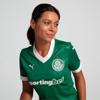 Camisa Palmeiras Puma 2025/2026 Uniforme 1 Torcedora - Feminina
