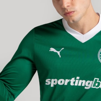 Camisa Palmeiras Puma 2025 Uniforme 1 Manga Longa Torcedor - Masculino