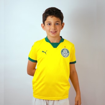 Camisa Palmeiras Puma 2025 Uniforme 3 Torcedor - Infantil