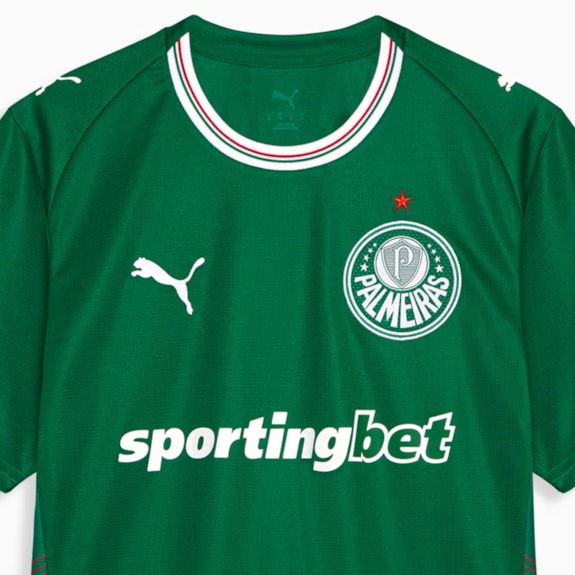 Camisa Palmeiras Puma 2026 Uniforme 1 Torcedor - Masculino