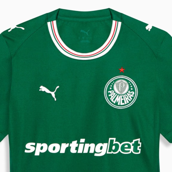 Camisa Palmeiras Puma 2026 Uniforme 1 Torcedora - Feminino