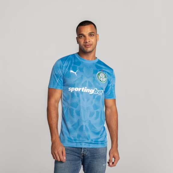 Camisa Palmeiras Puma Goleiro 2025 Torcedor - Masculino