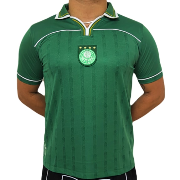 Camisa Palmeiras Retrô 1999  Libertadores Verde - Masculino