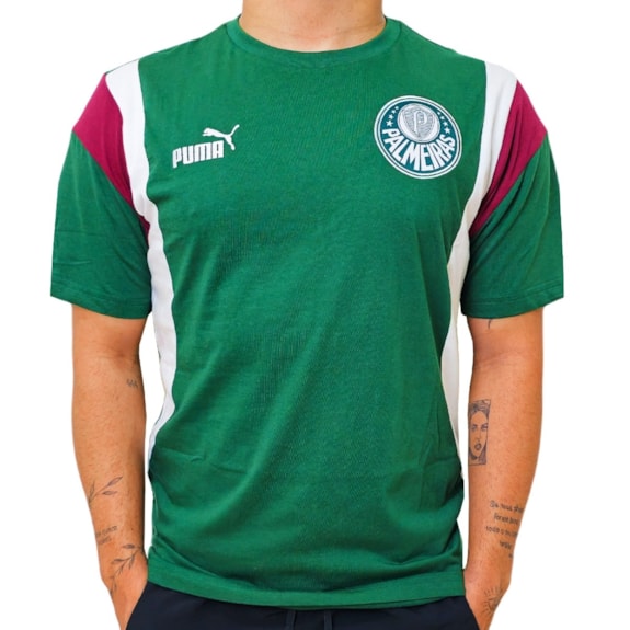 Camisa Palmeiras SEP FTBL Archive TEE Verde - Dark Green - Masculino