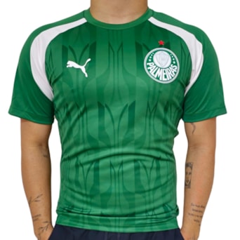 Camisa Palmeiras SEP Prematch SS Jersey Puma 2024 Pré-Jogo Verde - Masculino