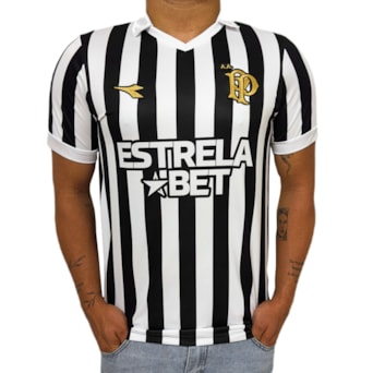 Camisa Ponte Preta Diadora 2024 Uniforme 3 Torcedor - Masculino
