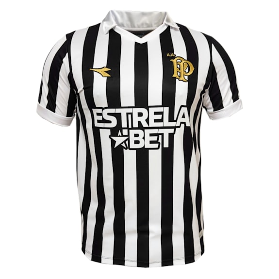 Camisa Ponte Preta Diadora 2024 Uniforme 3 Torcedor - Masculino