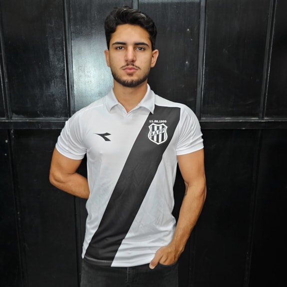 Camisa Ponte Preta Diadora 2025 Uniforme 1 Torcedor - Masculino
