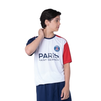 Camisa PSG Símbolo Branca Balboa - Infantil