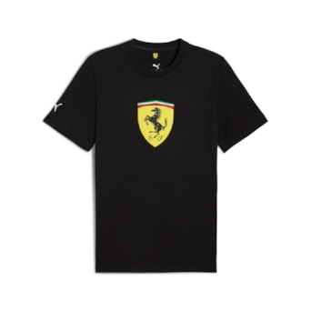 Camisa Puma Ferrari Sportswesr Escudo Preto - Masculino