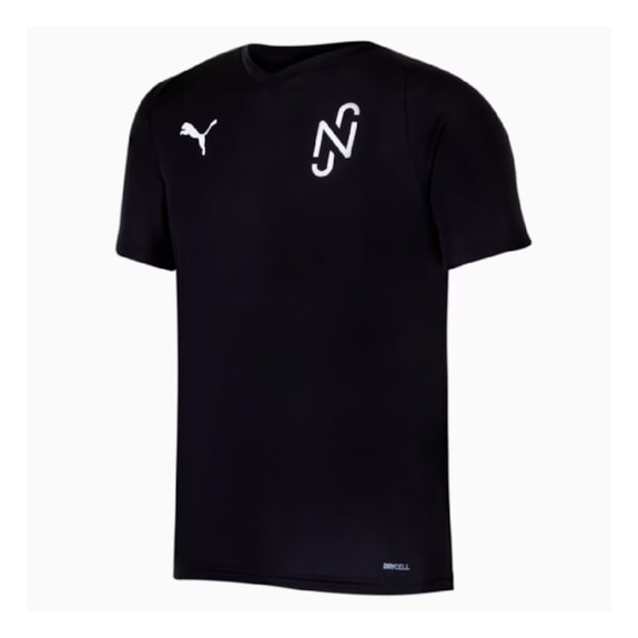 Camisa Puma Neymar Jr. Team Liga Preta - Infantil