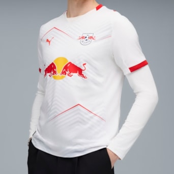 Camisa RB Leipzig Puma 2025 Uniforme 1 Torcedor - Masculino