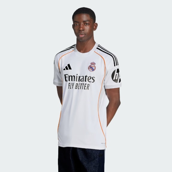 Camisa Real Madrid Adidas 25/26 Uniforme 1 Torcedor - Masculino