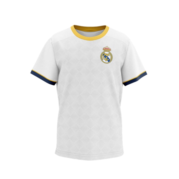 Camisa Real Madrid Coroa Branca - Infantil