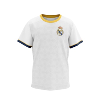 Camisa Real Madrid Coroa Branca - Infantil