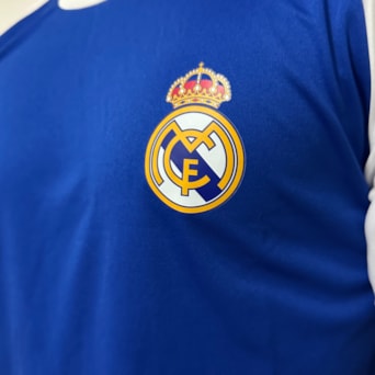 Camisa Real Madrid Recortes Azul - Juvenil