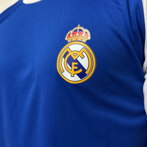 Camisa Real Madrid Recortes Azul - Juvenil