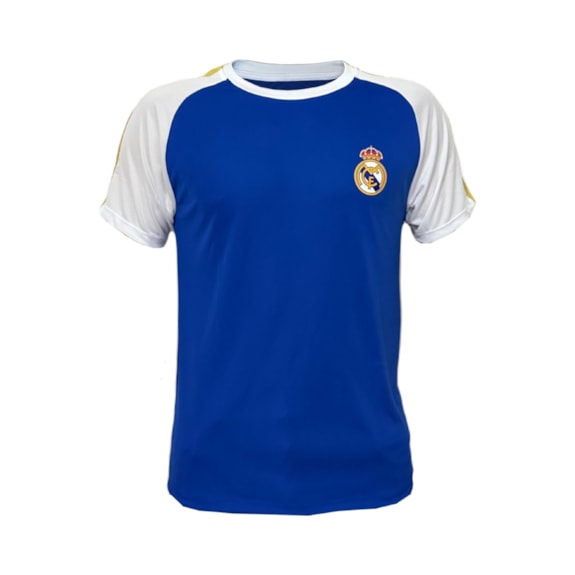 Camisa Real Madrid Recortes Azul - Juvenil