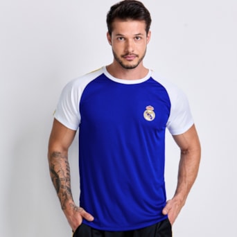 Camisa Real Madrid Recortes Azul - Masculino