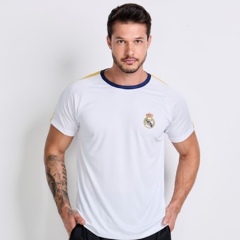 Camisa Real Madrid Recortes Branca - Masculino