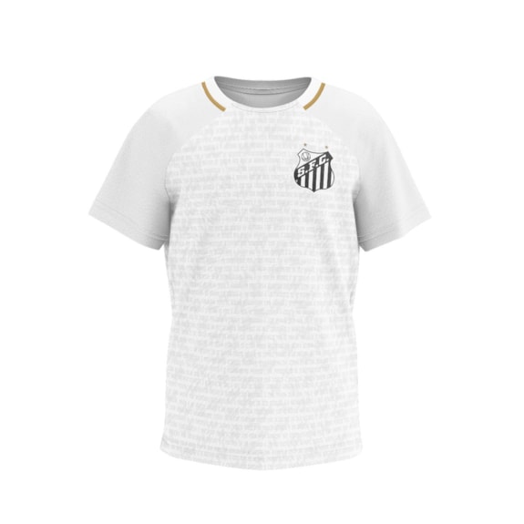 Camisa Santos Manto Branca - Infantil