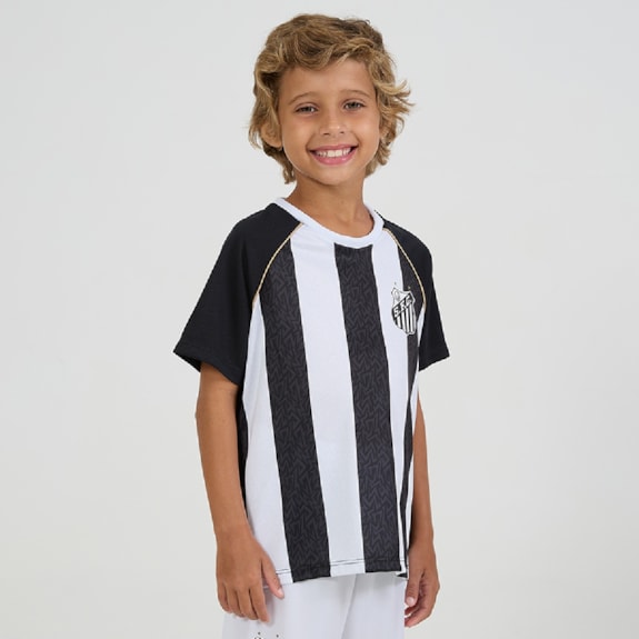 Camisa Santos Mosaico - Infantil