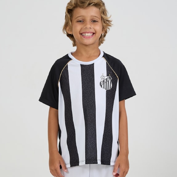 Camisa Santos Mosaico - Infantil