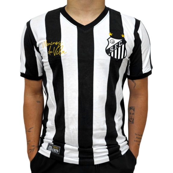 Camisa Santos Retrô 1978 Meninos Da Vila - Masculino