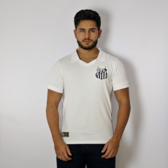 Camisa Santos Retrô 2010 Branca - Masculino