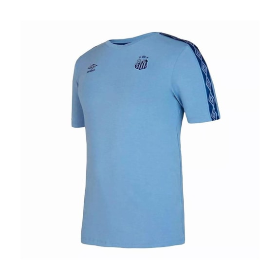 Camisa Santos Umbro 2024 Concentração Azul - Masculino