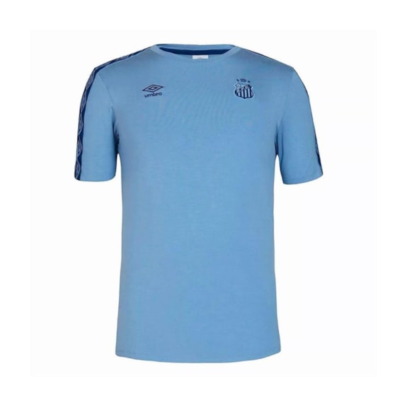 Camisa Santos Umbro 2024 Concentração Azul - Masculino