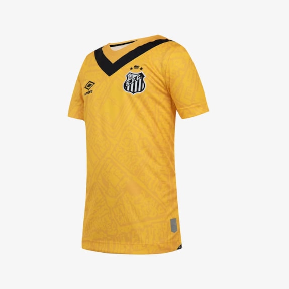 Camisa Santos Umbro 2024 Uniforme 3 Torcedor - Infantil