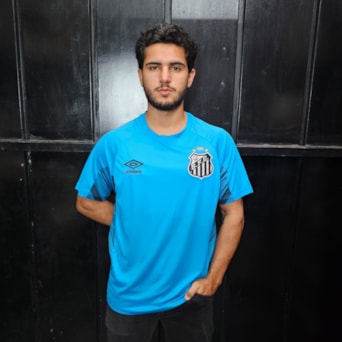 Camisa Santos Umbro 2025 Goleiro Azul - Masculino