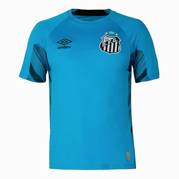 Camisa Santos Umbro 2025 Goleiro Azul - Masculino
