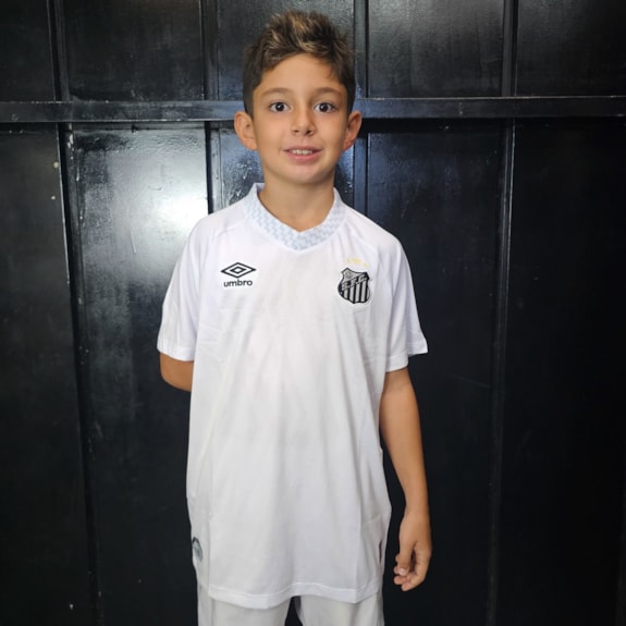 Camisa Santos Umbro 2025 Uniforme 1 Torcedor - Infantil