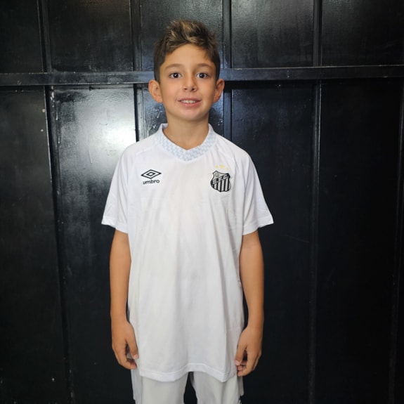 Camisa Santos Umbro 2025 Uniforme 1 Torcedor - Infantil