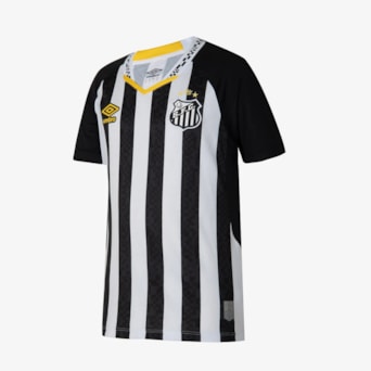 Camisa Santos Umbro 2025 Uniforme 2 Torcedor - Infantil