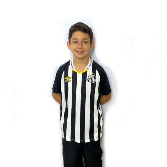 Camisa Santos Umbro 2025 Uniforme 2 Torcedor - Infantil