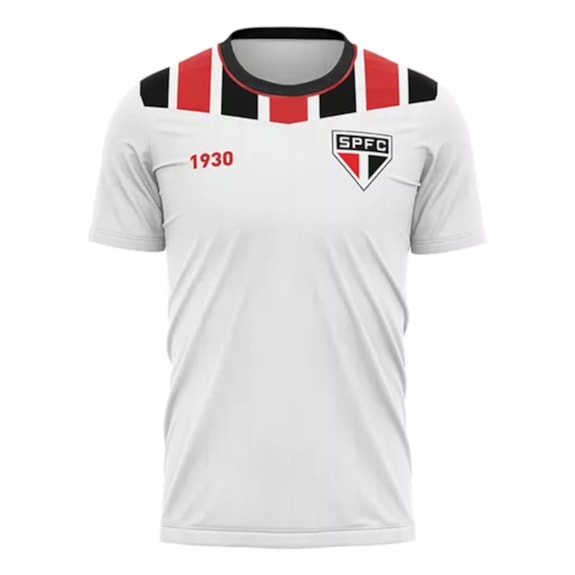 Camisa São Paulo Amago Tricolor Braziline - Infantil
