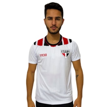 Camisa São Paulo Amago Tricolor Braziline - Masculino