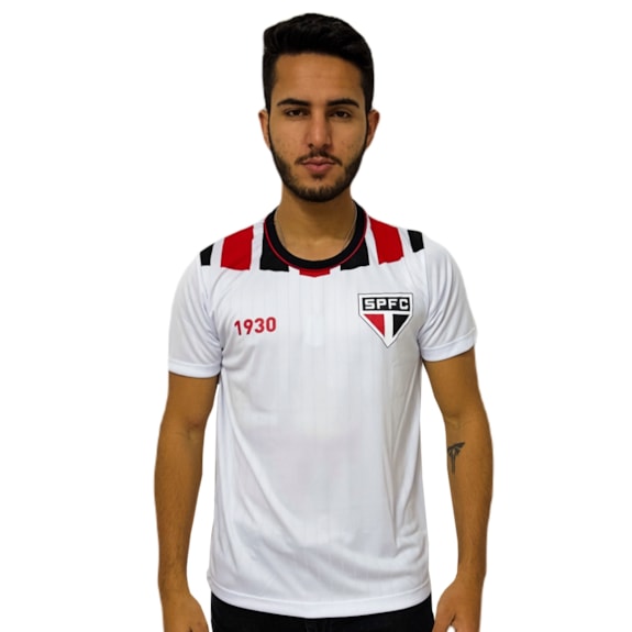 Camisa São Paulo Amago Tricolor Braziline - Masculino